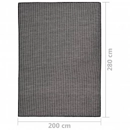 Acquista Tappeto da Esterni a Tessitura Piatta 200x280 cm Grigio con riferimento GHV-340777 della ditta GARDENHOME