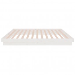 Acquista Giroletto Bianco in Legno Massello 150x200 cm 5FT King Size con riferimento GHV-819913 della ditta GARDENHOME