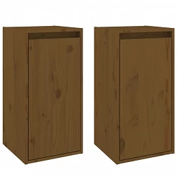Acquista Pensili Marrone Miele 2pz 30x30x60 cm in Legno Massello di Pino con riferimento GHV-813492 della ditta GARDENHOME