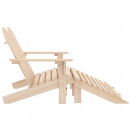 Acquista Sedia 2 Posti Adirondack con Ottomana in Abete Massello con riferimento GHV-315912 della ditta GARDENHOME