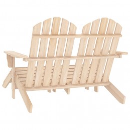 Acquista Sedia 2 Posti Adirondack con Ottomana in Abete Massello con riferimento GHV-315912 della ditta GARDENHOME
