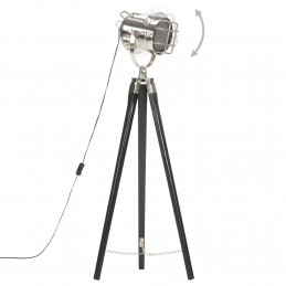 Acquista Lampada a Treppiede a Pavimento Nera in Legno di Mango 97 cm con riferimento GHV-286110 della ditta GARDENHOME