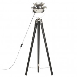 Acquista Lampada a Treppiede a Pavimento Nera in Legno di Mango 97 cm con riferimento GHV-286110 della ditta GARDENHOME