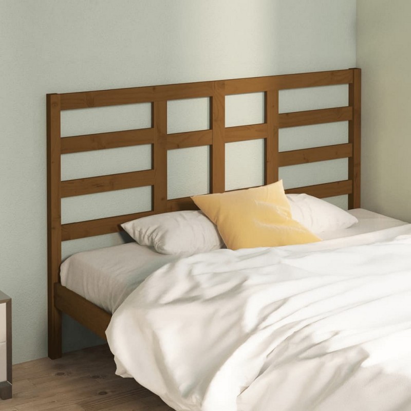 Acquista Testiera per Letto Miele 166x4x104 cm in Legno Massello di Pino con riferimento GHV-818153 della ditta GARDENHOME
