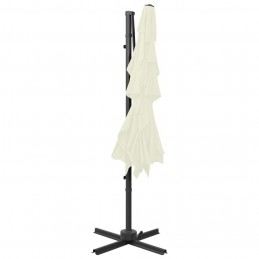 Acquista Ombrellone a 4 Livelli con Palo in Alluminio Sabbia 250x250 cm con riferimento GHV-313820 della ditta GARDENHOME