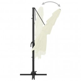 Acquista Ombrellone a 4 Livelli con Palo in Alluminio Sabbia 250x250 cm con riferimento GHV-313820 della ditta GARDENHOME