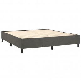 Acquista Letto a Molle con Materasso e LED Grigio Scuro 180x200 cm con riferimento GHV-3139638 della ditta GARDENHOME