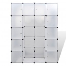 Acquista Armadietto Modulare con 14 Scomparti Bianco 37x146x180,5 cm con riferimento GHV-240500 della ditta GARDENHOME