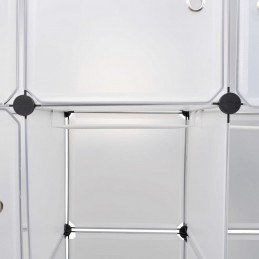 Acquista Armadietto Modulare con 14 Scomparti Bianco 37x146x180,5 cm con riferimento GHV-240500 della ditta GARDENHOME