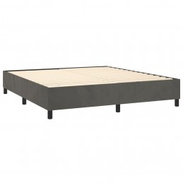 Acquista Letto a Molle con Materasso e LED Grigio Scuro 180x200 cm con riferimento GHV-3139698 della ditta GARDENHOME