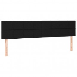 Acquista Testiera a LED Nera 160x5x78/88 cm in Tessuto con riferimento GHV-3121620 della ditta GARDENHOME