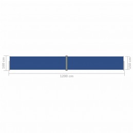Acquista Tenda da Sole Laterale Retrattile Blu 160x1200 cm con riferimento GHV-318070 della ditta GARDENHOME