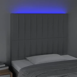 Acquista Testiera a LED Grigio Chiaro 100x5x118/128 cm in Tessuto con riferimento GHV-3122652 della ditta GARDENHOME