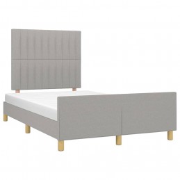 Acquista Giroletto con Testiera Grigio Chiaro 120x200 cm in Tessuto con riferimento GHV-3125203 della ditta GARDENHOME