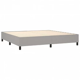 Acquista Giroletto a Molle con Materasso Grigio Chiaro 200x200cm Tessuto con riferimento GHV-3128149 della ditta GARDENHOME