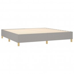 Acquista Giroletto a Molle con Materasso Grigio Chiaro 200x200cm Tessuto con riferimento GHV-3128709 della ditta GARDENHOME