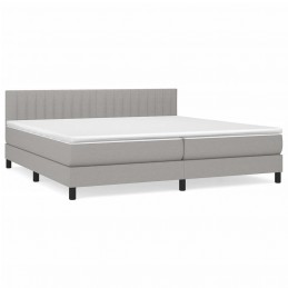 Acquista Giroletto a Molle con Materasso Grigio Chiaro 200x200cm Tessuto con riferimento GHV-3140241 della ditta GARDENHOME