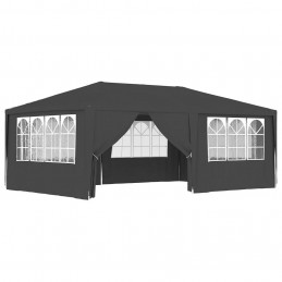 Acquista Gazebo Professionale con Pareti 4x6 m Antracite 90 g/m² con riferimento GHV-48537 della ditta GARDENHOME