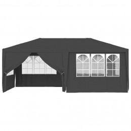 Acquista Gazebo Professionale con Pareti 4x6 m Antracite 90 g/m² con riferimento GHV-48537 della ditta GARDENHOME