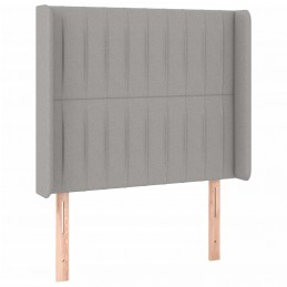 Acquista Testiera a LED Grigio Chiaro 83x16x118/128 cm in Tessuto con riferimento GHV-3124260 della ditta GARDENHOME
