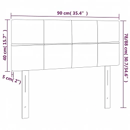 Acquista Testiera Rosa 90x5x78/88 cm in Tessuto con riferimento GHV-346031 della ditta GARDENHOME