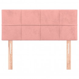 Acquista Testiera Rosa 100x5x78/88 cm in Velluto con riferimento GHV-346045 della ditta GARDENHOME