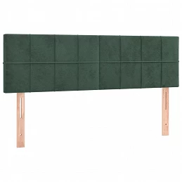 Acquista Testiere 2 pz Verde Scuro 72x5x78/88 cm in Velluto con riferimento GHV-346057 della ditta GARDENHOME