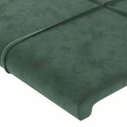 Acquista Testiere 2 pz Verde Scuro 72x5x78/88 cm in Velluto con riferimento GHV-346057 della ditta GARDENHOME