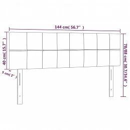 Acquista Testiere 2 pz Verde Scuro 72x5x78/88 cm in Velluto con riferimento GHV-346057 della ditta GARDENHOME