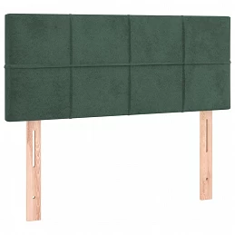 Acquista Testiera Verde scuro 90x5x78/88 cm in Velluto con riferimento GHV-346029 della ditta GARDENHOME