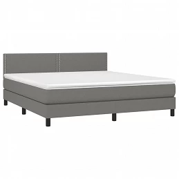 Acquista Letto a Molle Materasso e LED Grigio Scuro 180x200cm in Tessuto con riferimento GHV-3133094 della ditta GARDENHOME
