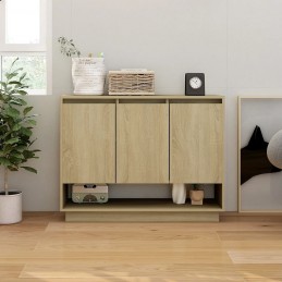Acquista Credenza Rovere Sonoma 97x31x75 cm in Truciolato con riferimento GHV-809533 della ditta GARDENHOME