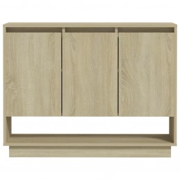 Acquista Credenza Rovere Sonoma 97x31x75 cm in Truciolato con riferimento GHV-809533 della ditta GARDENHOME