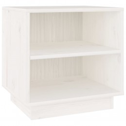 Acquista Comodino Bianco 40x34x40 cm in Legno Massello di Pino con riferimento GHV-813327 della ditta GARDENHOME