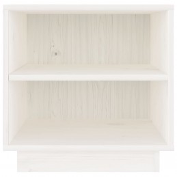 Acquista Comodino Bianco 40x34x40 cm in Legno Massello di Pino con riferimento GHV-813327 della ditta GARDENHOME