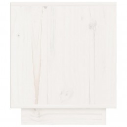 Acquista Comodino Bianco 40x34x40 cm in Legno Massello di Pino con riferimento GHV-813327 della ditta GARDENHOME