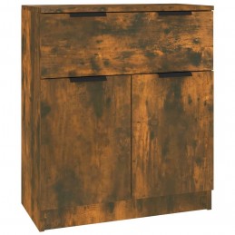 Acquista Credenze 3 pz Rovere Fumo in Legno Multistrato con riferimento GHV-3115833 della ditta GARDENHOME