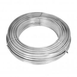 Acquista Recinzione in Rete con Pali in Acciaio Zincato 25x0,8 m Argento con riferimento GHV-141498 della ditta GARDENHOME