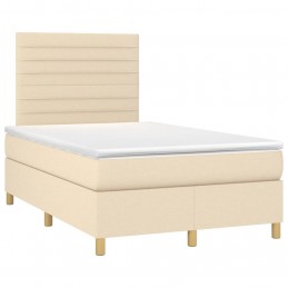 Acquista Letto a Molle con Materasso e LED Crema 120x200cm in Tessuto con riferimento GHV-3135506 della ditta GARDENHOME