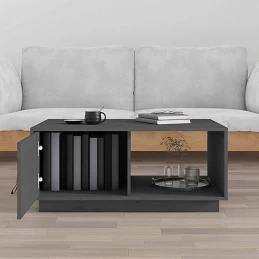 Acquista Tavolino da Salotto Grigio 80x50x35,5 cm Legno Massello di Pino con riferimento GHV-818262 della ditta GARDENHOME