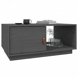 Acquista Tavolino da Salotto Grigio 80x50x35,5 cm Legno Massello di Pino con riferimento GHV-818262 della ditta GARDENHOME
