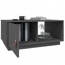 Acquista Tavolino da Salotto Grigio 80x50x35,5 cm Legno Massello di Pino con riferimento GHV-818262 della ditta GARDENHOME
