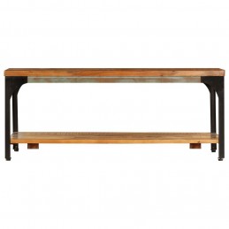 Acquista Tavolino da Caffè con Mensola 100x60x35 cm Massello di Recupero con riferimento GHV-247324 della ditta GARDENHOME