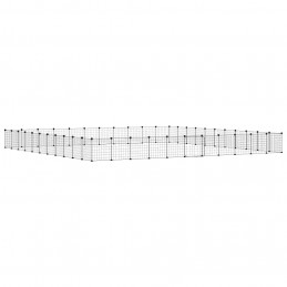 Acquista Gabbia per Animali 44 Pannelli con Porta Nera 35x35 cm Acciaio con riferimento GHV-3114022 della ditta GARDENHOME