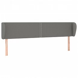 Acquista Testiera ad Orecchio Grigio Scuro 203x23x78/88 cm in Tessuto con riferimento GHV-3117027 della ditta GARDENHOME