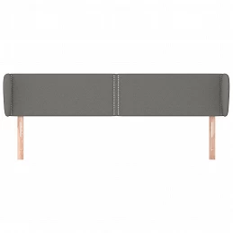 Acquista Testiera ad Orecchio Grigio Scuro 203x23x78/88 cm in Tessuto con riferimento GHV-3117027 della ditta GARDENHOME