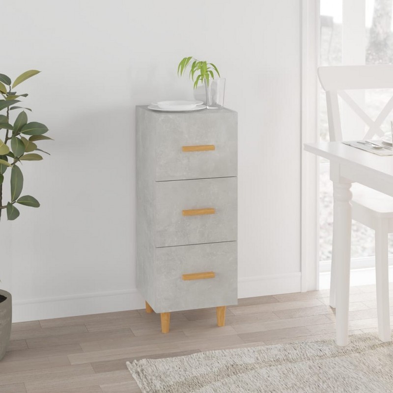 Acquista Credenza Grigio Cemento 34,5x34x90 cm in Legno Multistrato con riferimento GHV-812343 della ditta GARDENHOME