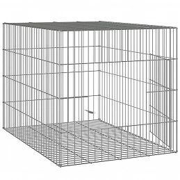 Acquista Conigliera 78x54x54 cm Ferro Zincato con riferimento GHV-171567 della ditta GARDENHOME