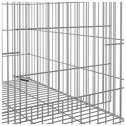 Acquista Conigliera 78x54x54 cm Ferro Zincato con riferimento GHV-171567 della ditta GARDENHOME