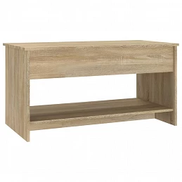 Acquista Tavolino Salotto Rovere Sonoma 102x50x52,5 cm Legno Multistrato con riferimento GHV-809650 della ditta GARDENHOME